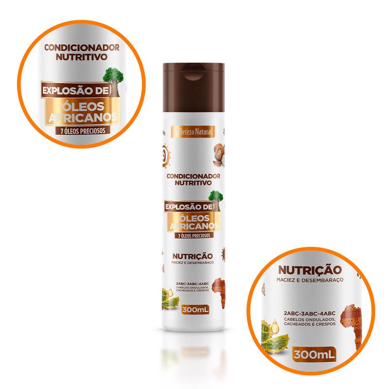 Condicionador Nutritivo Explosão de Óleos Africanos 300ml