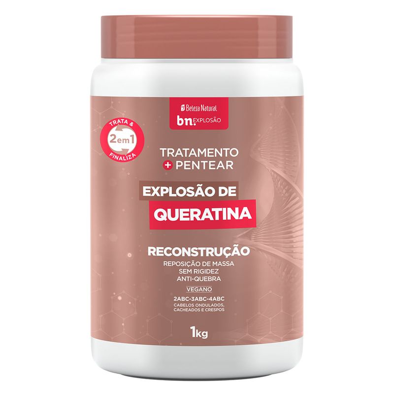 Kit Tratamento Queratina + Gelatina de Linhaça + Ativador Cachos Soltos (3 itens)
