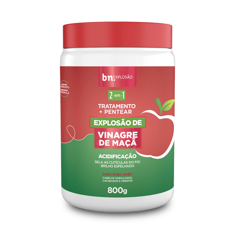 Creme de Pentear e Tratamento Vinagre de Maçã 800g