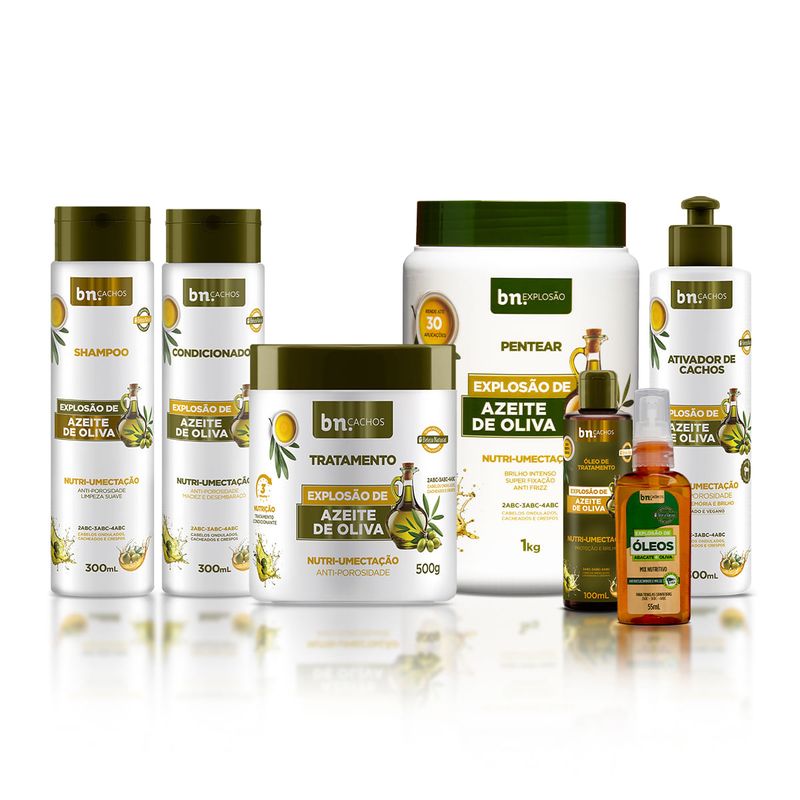 Kit Linha Completa Explosão de Azeite de Oliva