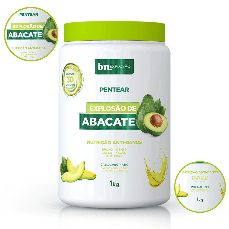 Creme de Pentear Explosão de Abacate 1Kg