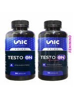 Kit Testo On - Masculino e Feminino 90 Cáps