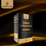 Kit C/2 Cálcio + Vitamina D3 C/60 Cápsulas - Gold Lab