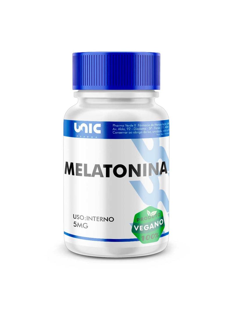 Melatonina 5mg 30 Cápsulas Vegan