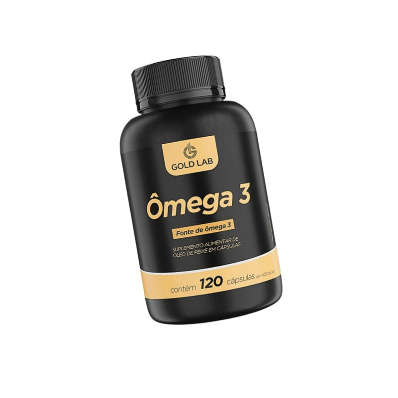 Kit C/3 Ômega 3 C/120 Cápsulas - Gold Lab