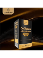Kit C/2 Colágeno Hidrolisado +Vitamina C C/60 Cápsulas - Gold Lab