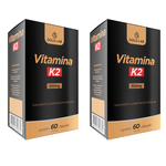 Kit 2 Vitamina K2 Ossos Fortes 500mg 60 Cápsulas Gold Lab