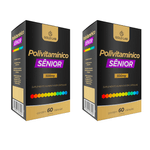 Kit C/2 Polivitamínico Sênior C/60 Cápsulas - Gold Lab