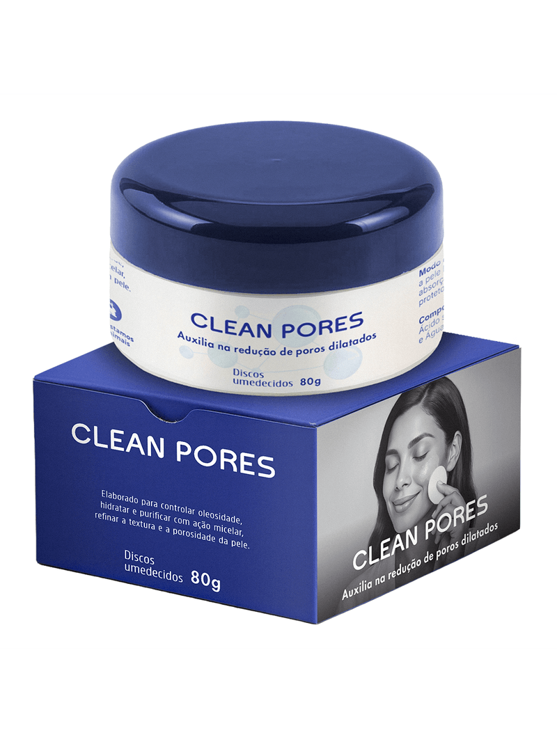 CLEAN PORES – Reduz Poros Dilatados, Menos Oleosidade