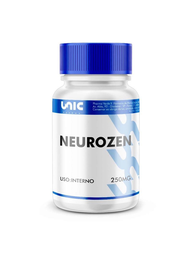Neurozen 250mg 60 Cápsulas - Unicpharma