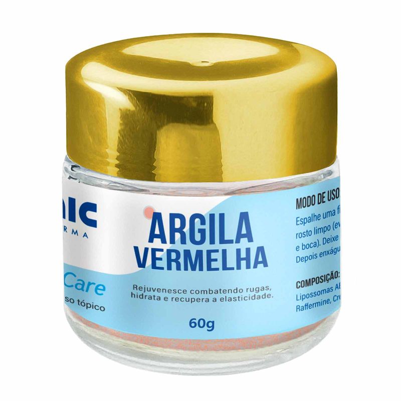 Máscara de Argila Vermelha 60g