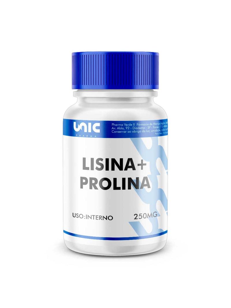 Lisina mais Prolina 250mg