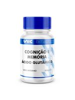 Ácido  Glutâmico 500mg - Cognição e Memória 30caps