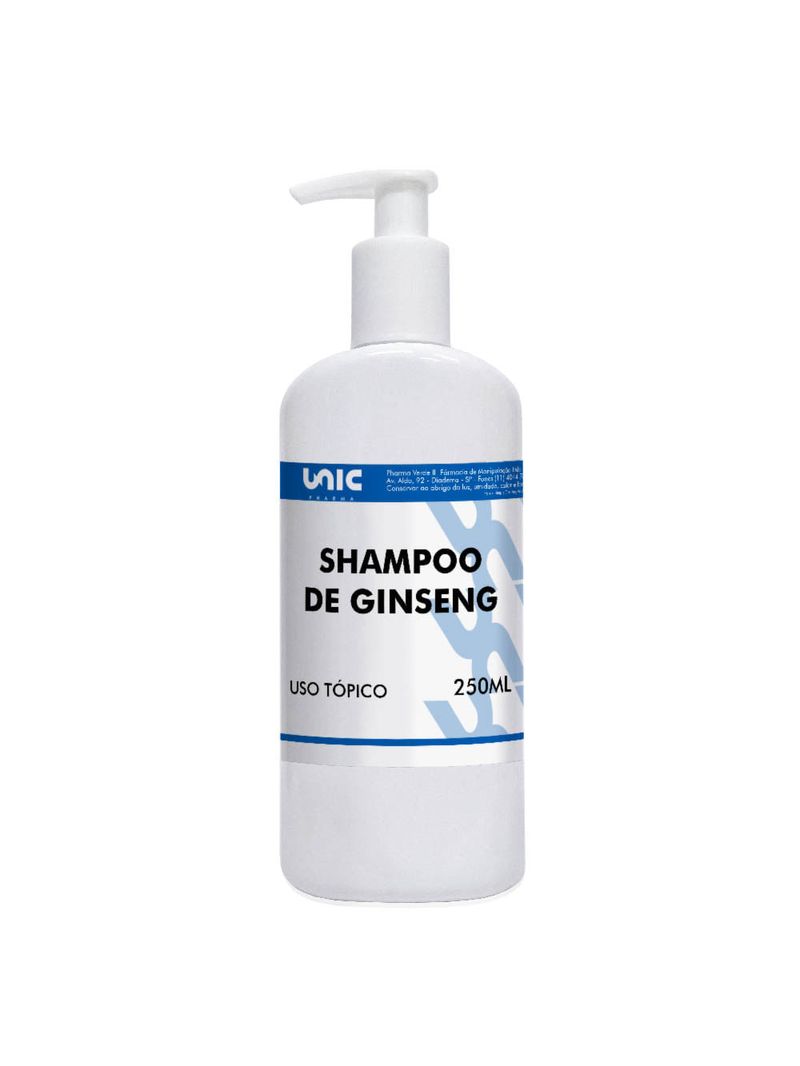 Shampoo de Ginseng Antiqueda e Crescimento 250ml Unicpharma