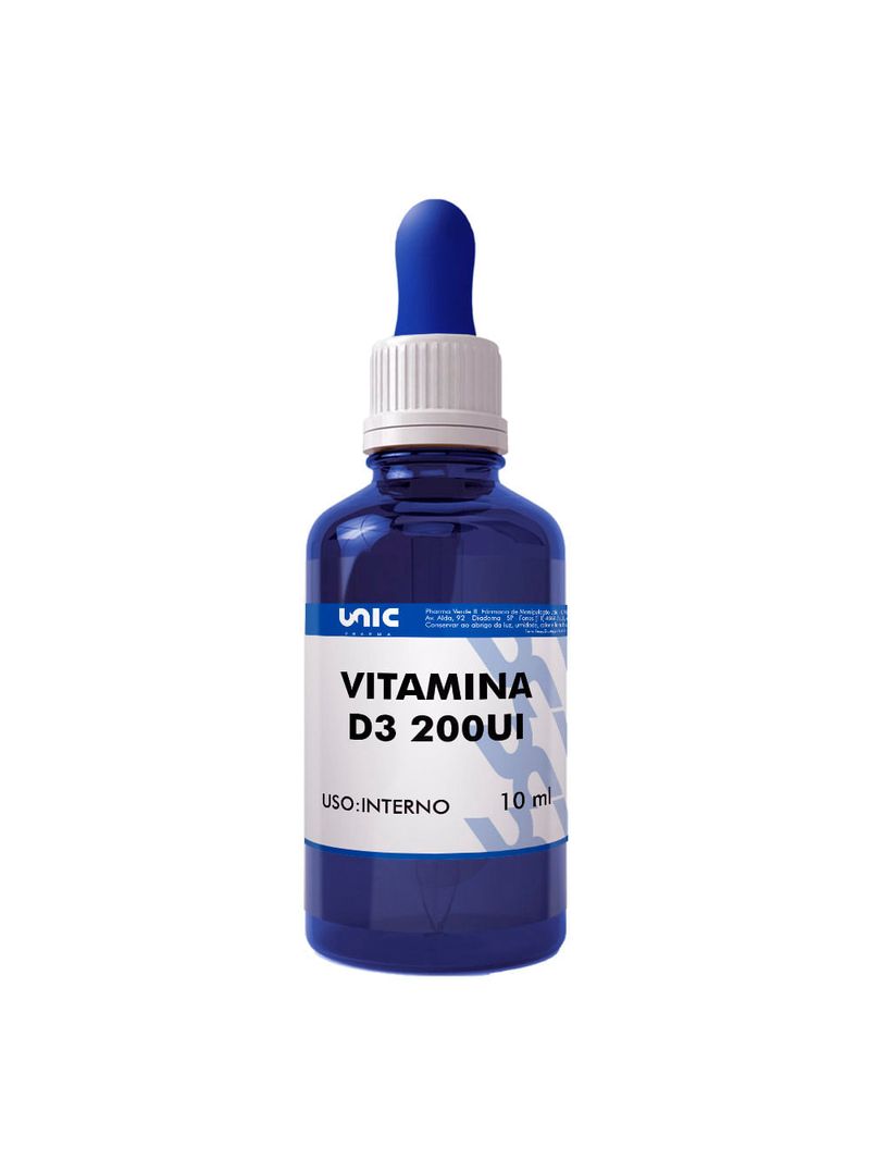 Vitamina D3 200ui - 10ml Gotas