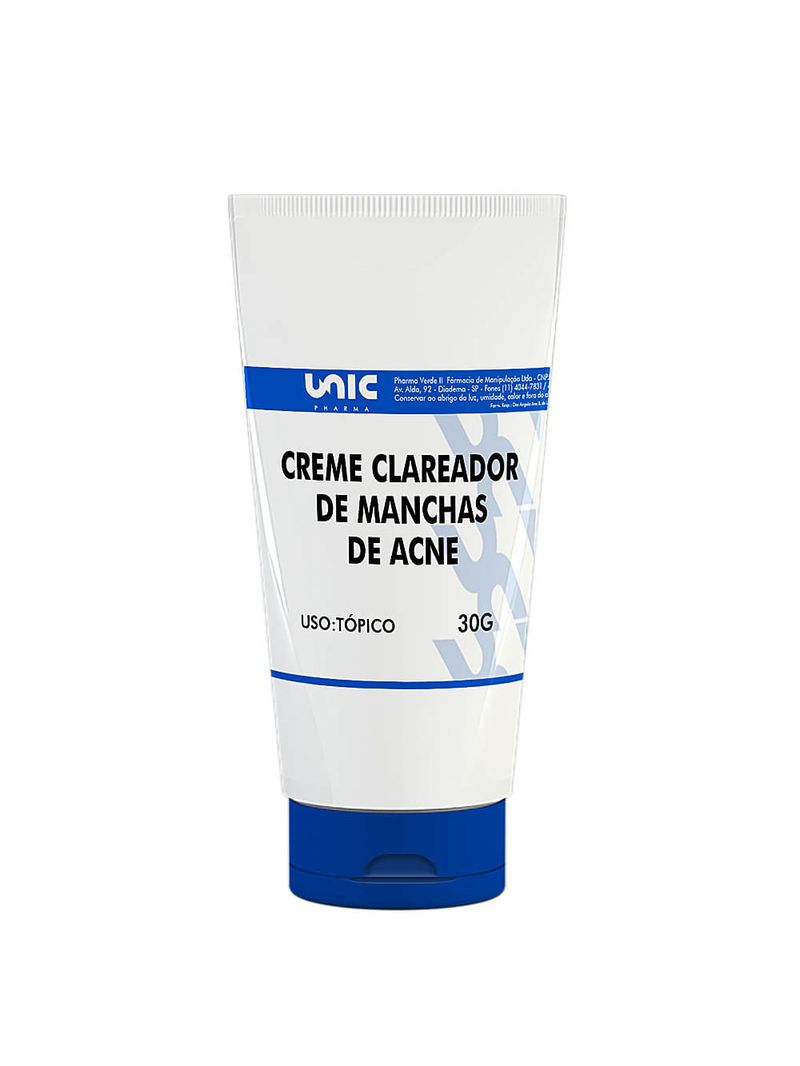 Creme Clareador De Manchas De Acne - 30Gr
