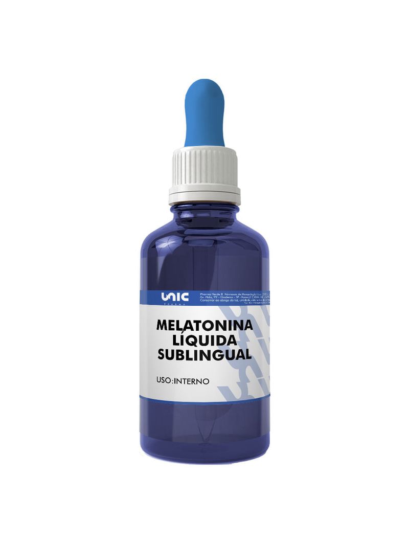 Melatonina Liquida Sublingual 1Mg Morango - 30 Ml