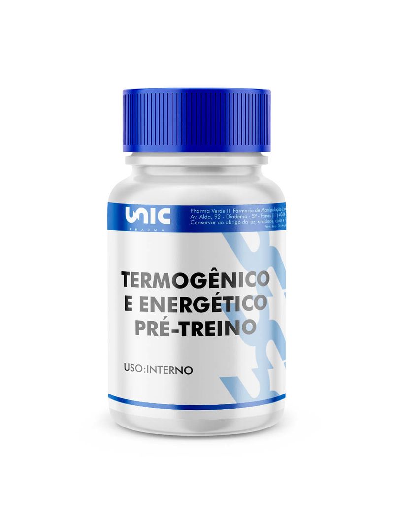 Termogênico E Energético Pré-Treino - 30 Cápsulas