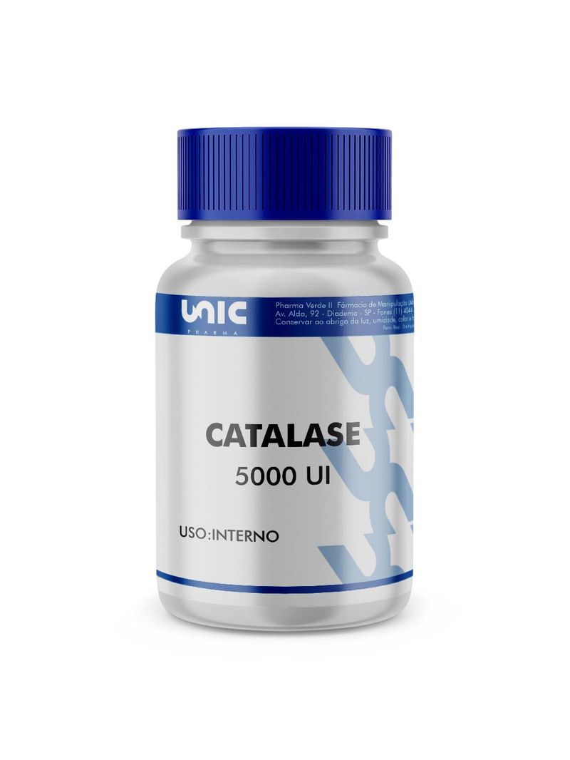 Catalase 5000 Ui - 60 Cápsulas