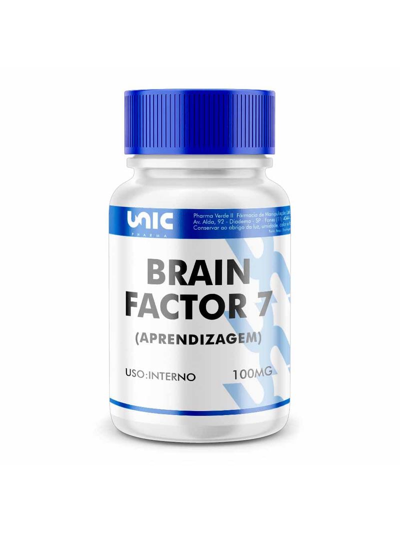 Brain factor 7 - Aprendizagem 100mg 60caps