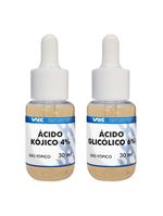 Ácido Kójico 4% mais Ácido Glicólico 6% - 30ml cada