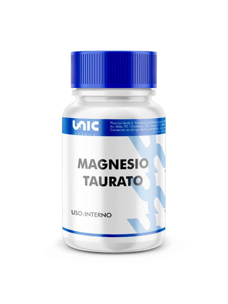 Magnésio Taurato 500mg - 90caps