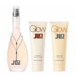 Kit Jennifer Lopez Glow Feminino - Eau de Toilette 100ml + Body Lotion 75ml + Shower Gel 75ml