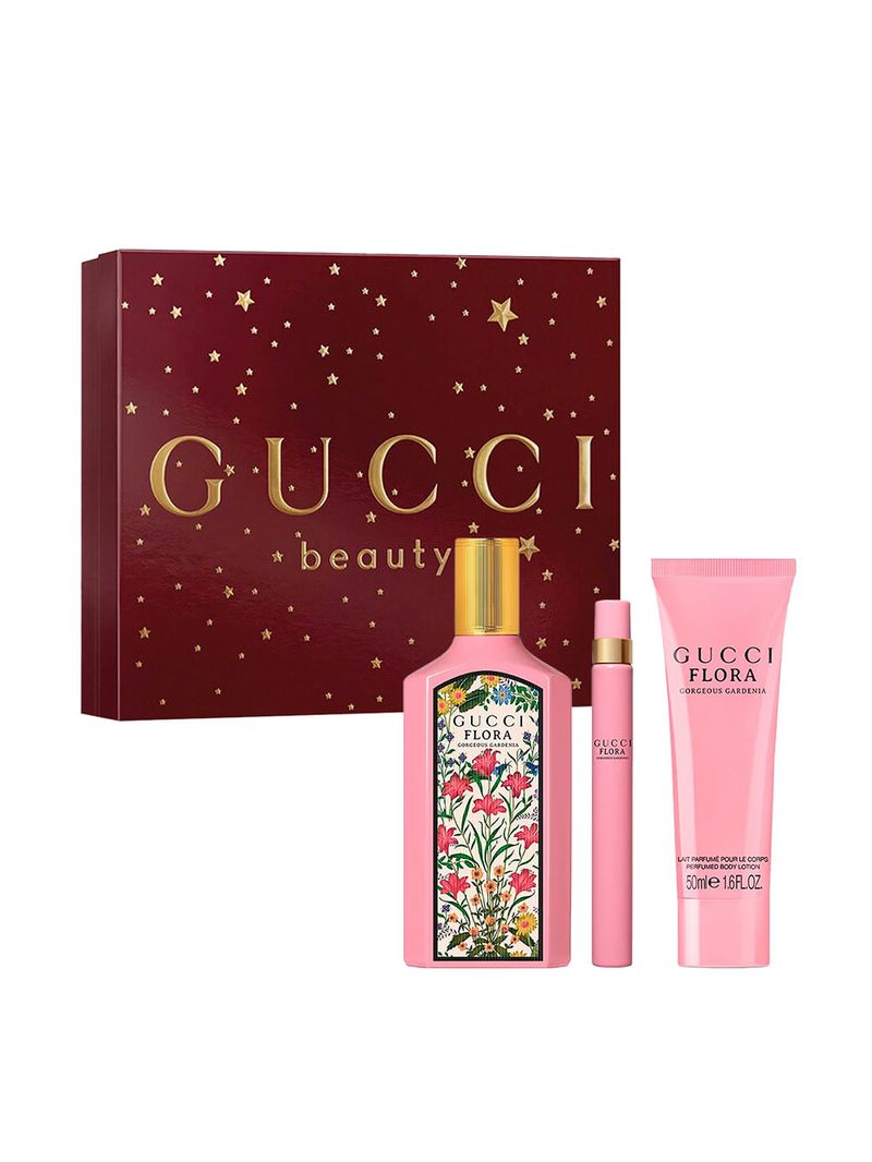 Kit Gucci Flora Gorgeous Gardenia Feminino - Edp 100ml + 10ml + Bl