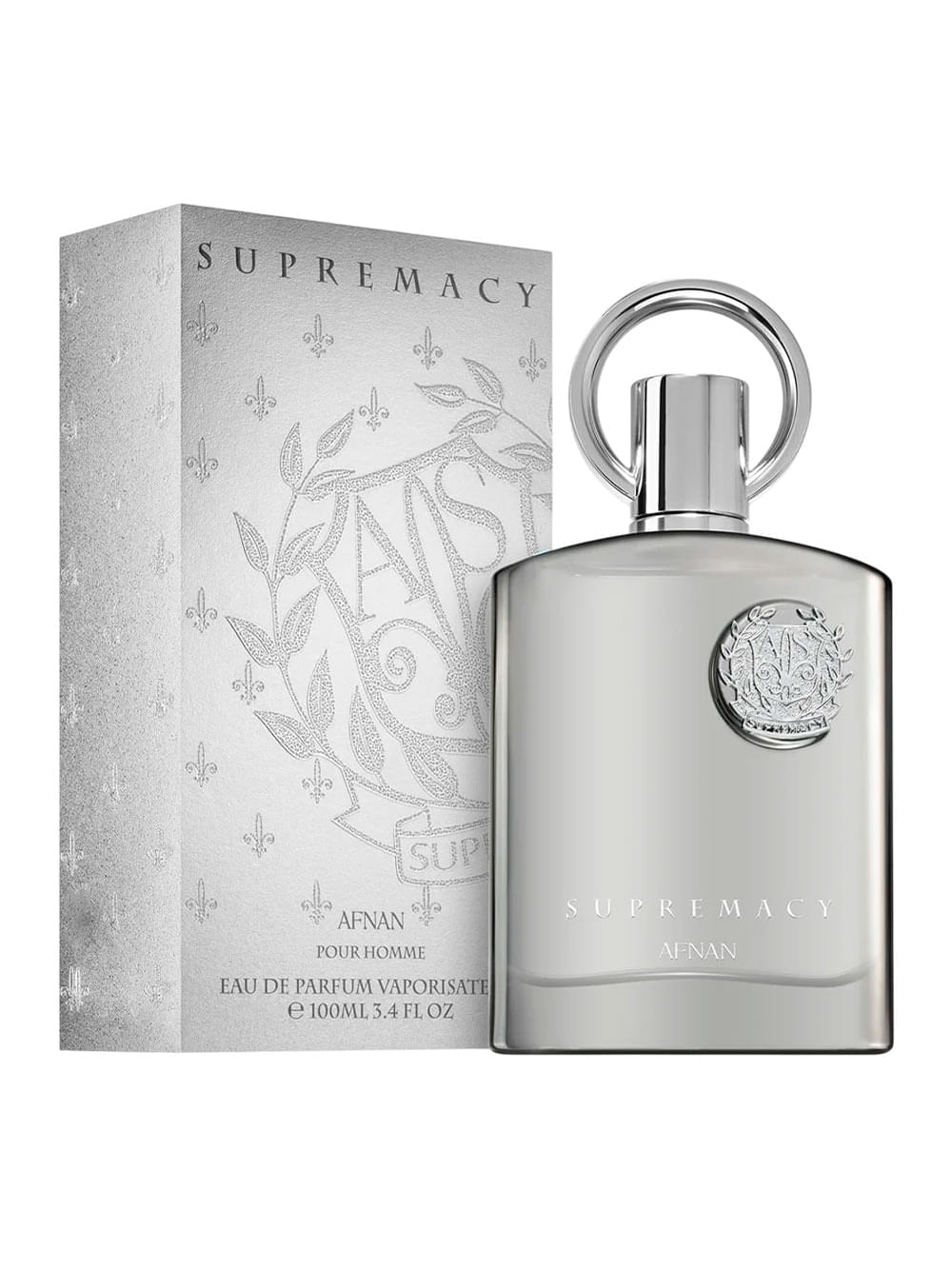 香水(男性用) Afnan Supremacy silver 100ml Afnan Supremacy Silver Eau de Parfum - Perfume Masculino 100ml