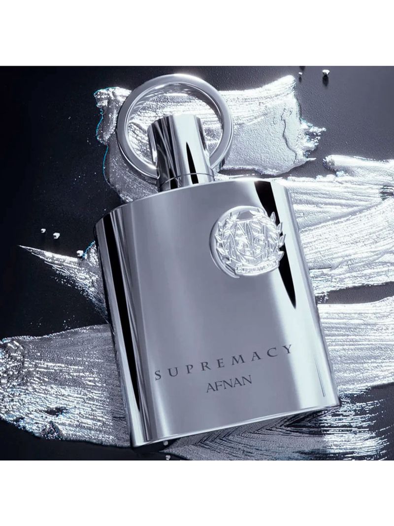 香水(男性用) Afnan Supremacy silver 100ml Afnan Supremacy Silver Eau de Parfum - Perfume Masculino 100ml