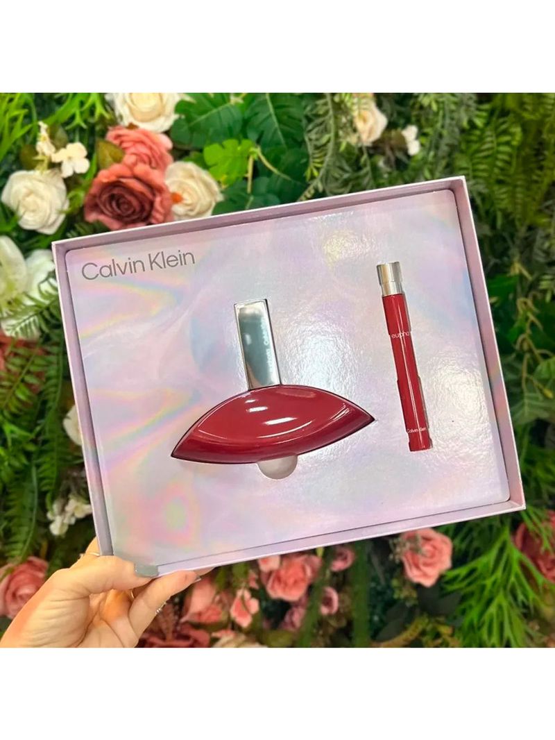 Kit Perfume Feminino Calvin Klein My Euphoria Eau de Parfum 100ml + Mini 10ml