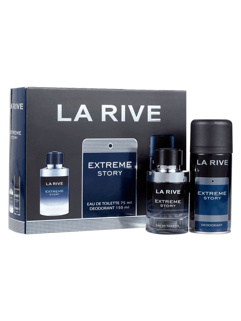 Kit La Rive Extreme Story Masculino - Eau de Toilette 75ml + Desodorante 150ml