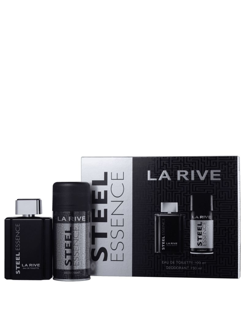 Kit La Rive Steel Essence Masculino - Eau de Toilette 100ml + Desodorante 150ml