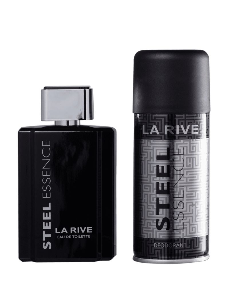 Kit La Rive Steel Essence Masculino - Eau de Toilette 100ml + Desodorante 150ml