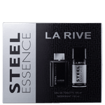 Kit La Rive Steel Essence Masculino - Eau de Toilette 100ml + Desodorante 150ml