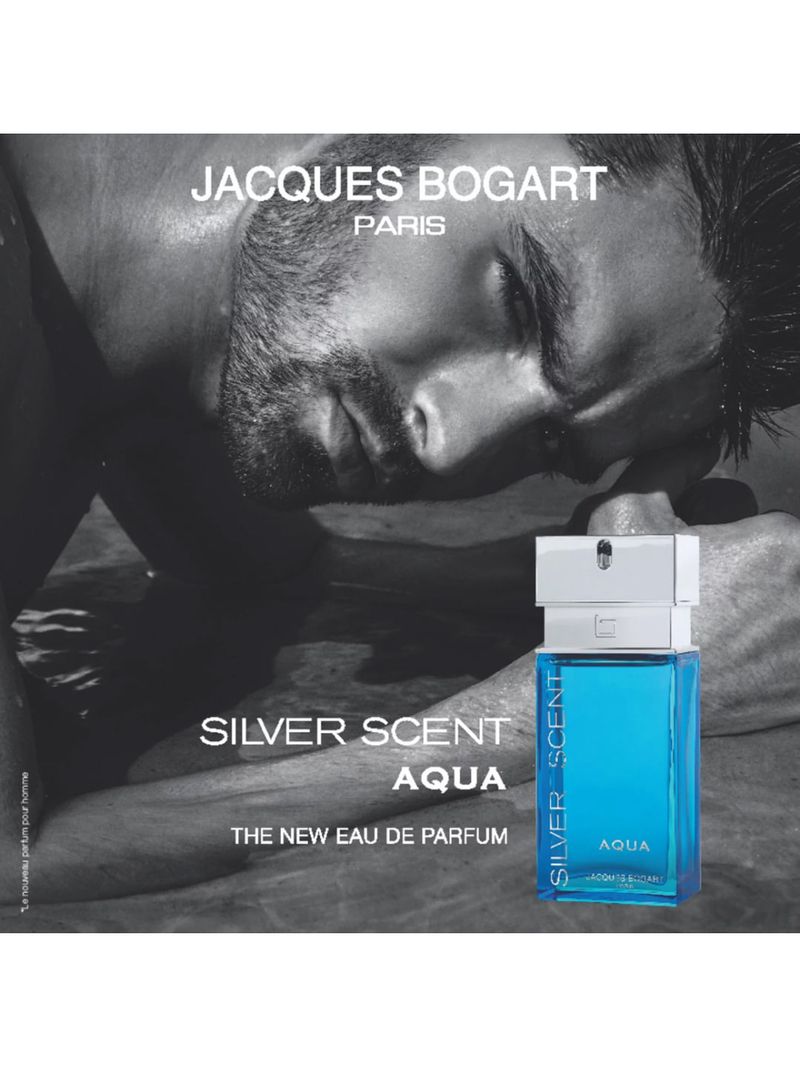 Perfume Masculino Jacques Bogart Silver Scent Aqua Eau de Parfum 100ml