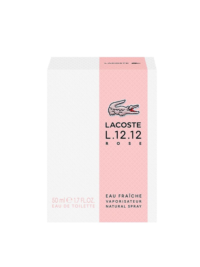 Perfume Feminino Lacoste L.12.12 Rose Eau Fraîche Eau de Toilette 50ml