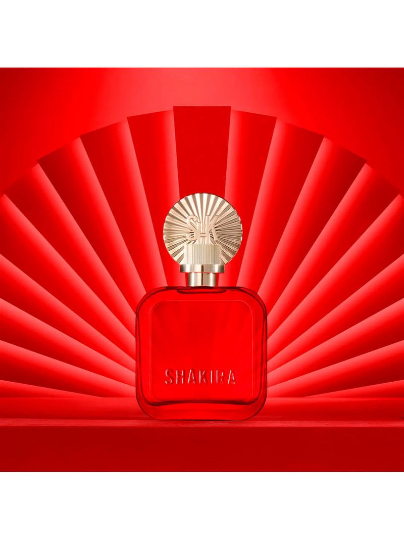 Kit Perfume Feminino Shakira Rojo Eau de Parfum 80ml + Body Lotion 75ml