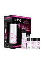 Kit Eico Pro Liso Mágico - Shampoo 300ml + Máscara 300g