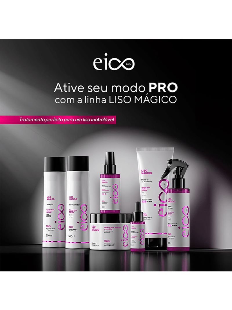 Kit Eico Pro Liso Mágico - Shampoo 300ml + Máscara 300g