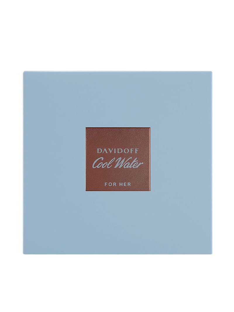 Kit Davidoff Cool Water Feminino - Eau de Toilette 100ml + 15ml + Body Lotion 75ml