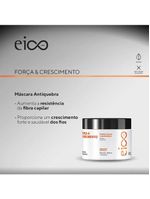 Kit Eico Pro Força & Crescimento - Shampoo 300ml + Máscara 300g