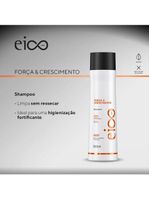 Kit Eico Pro Força & Crescimento - Shampoo 300ml + Máscara 300g