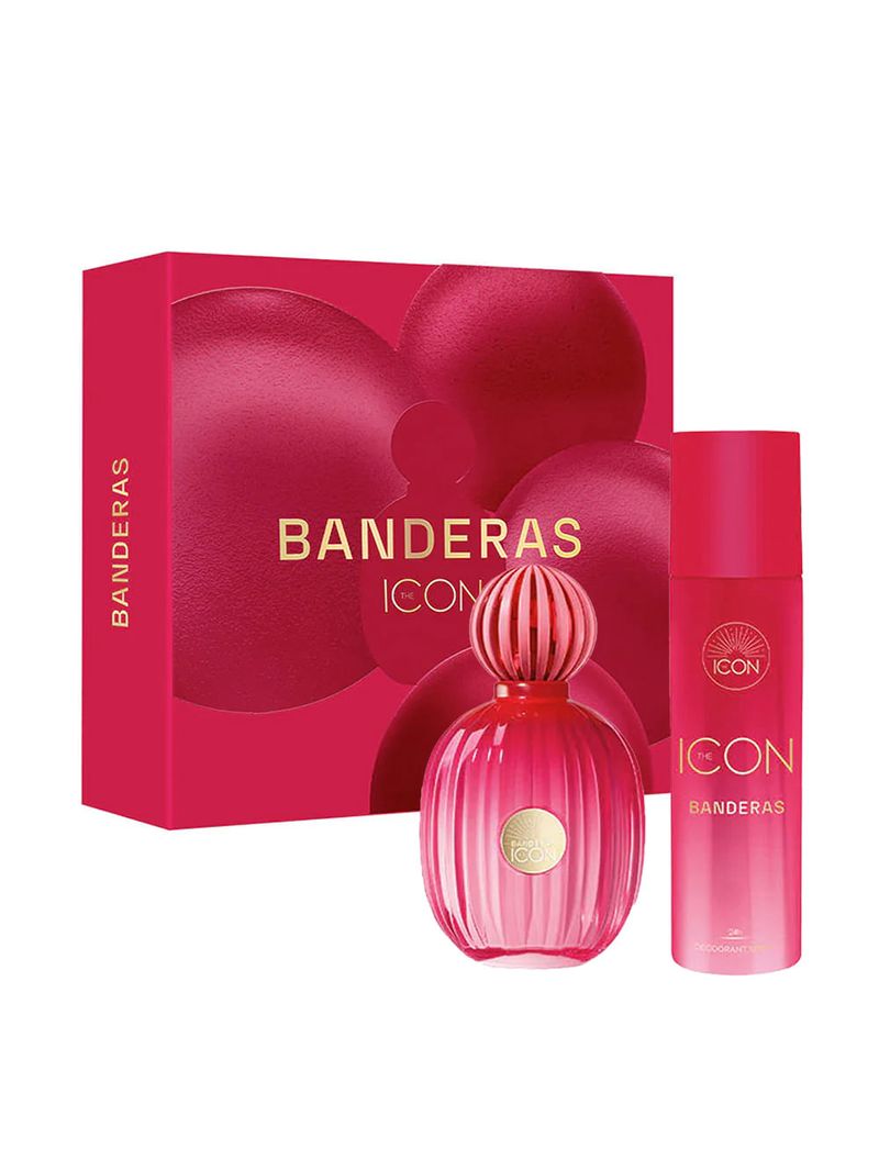Kit Perfume Feminino Banderas The Icon EDP 100ml + Desodorante 150ml
