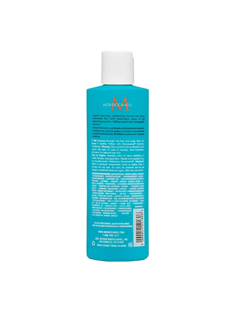 Shampoo Hidratante Moroccanoil Hydrating Cabelos Secos 250ml