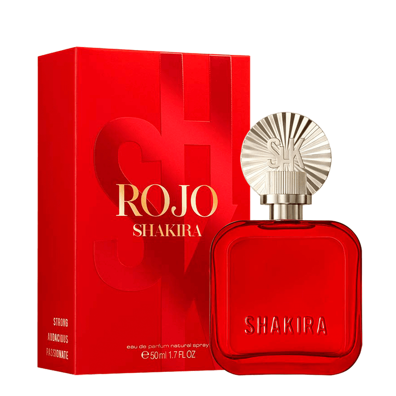 Perfume Feminino Shakira Rojo Eau de Parfum 50ml Floral Ambarado