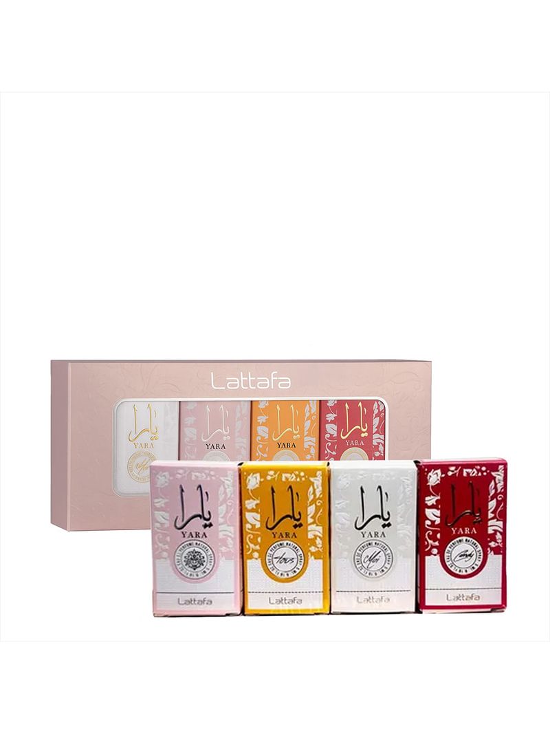 Kit Perfume Feminino Lattafa Yara Collection Eau de Parfum 4x5ml