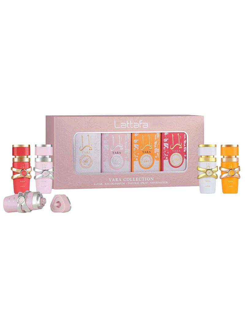 Kit Perfume Feminino Lattafa Yara Collection Eau de Parfum 4x5ml