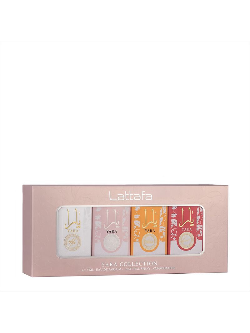 Kit Perfume Feminino Lattafa Yara Collection Eau de Parfum 4x5ml