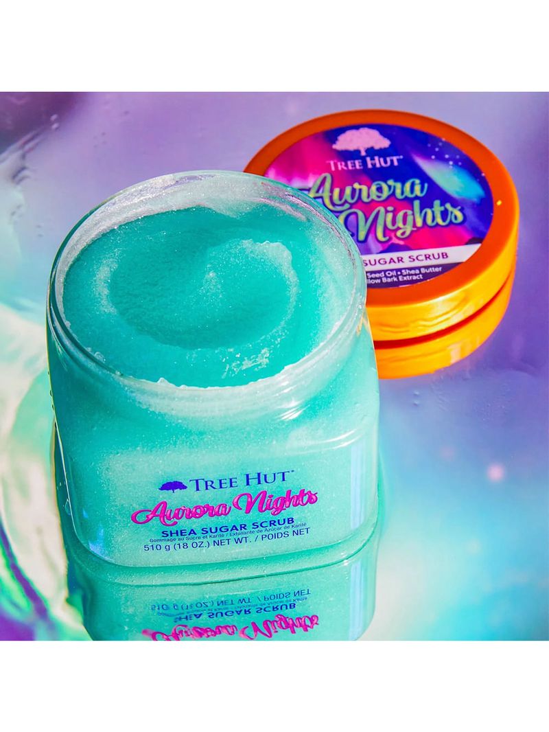 Esfoliante Corporal Shea Sugar Scrub Aurora Nights 510g Tree Hut